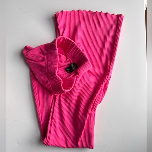 Wild Fable Hot Pink Flared Pants - Picture 4 of 6